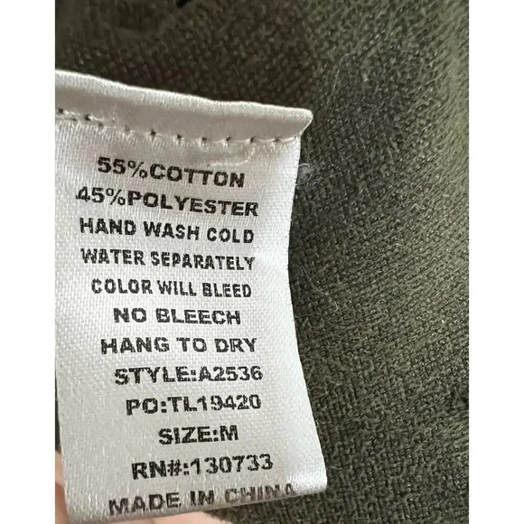 Umgee Faux suede fringe boho festival vest, size M. - Picture 7 of 7